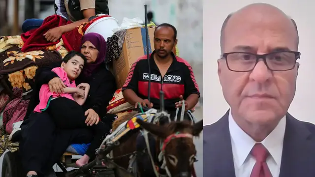 'Video thumbnail for ‘All pieces point to Israel’s goal of pushing Palestinians away from Gaza’: Analysis'