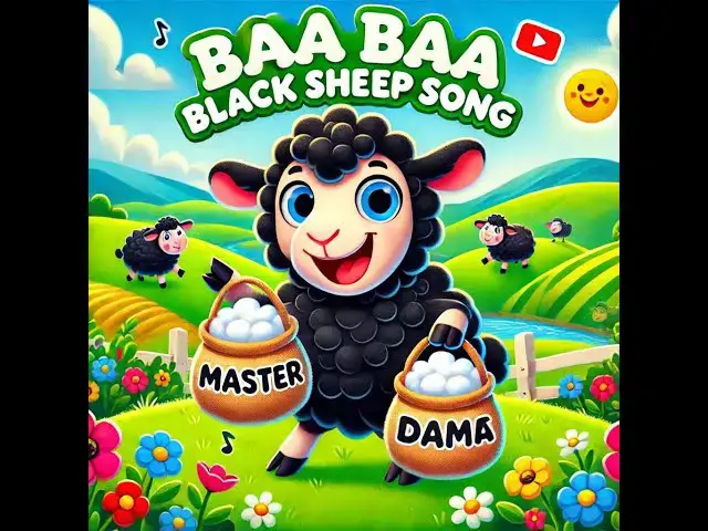 'Video thumbnail for baba black sheep #nurseryrhymes  Rhymes for Preschoolers & Toddlers  #kidsabcphonic'