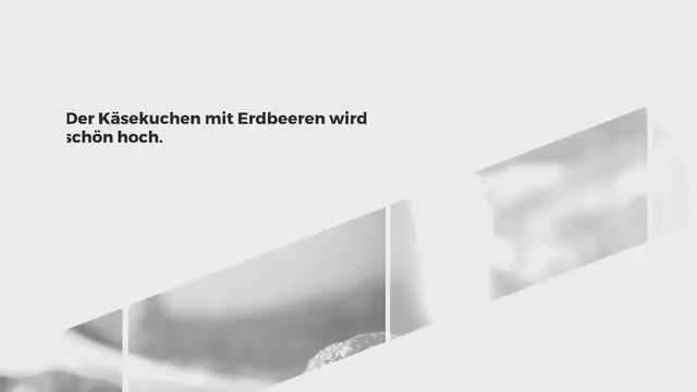 'Video thumbnail for Cremiger Käsekuchen mit Erdbeeren'