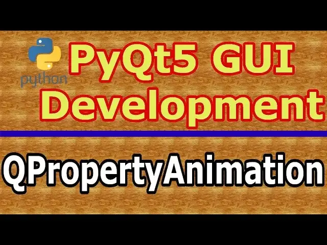 'Video thumbnail for PyQt5 Animation With QPropertyAnimation'