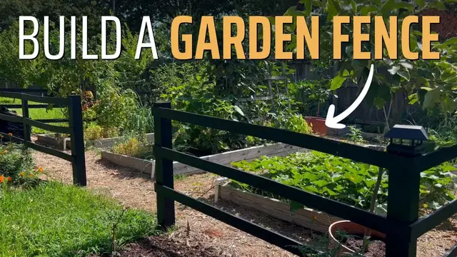 'Video thumbnail for Build a Simple Garden Fence: Easy, Attractive…and Affordable!'