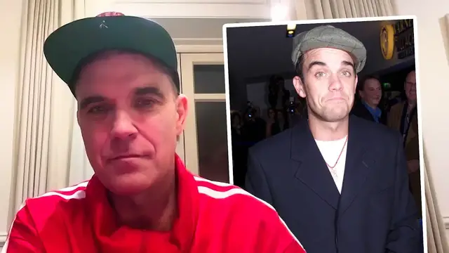 'Video thumbnail for Robbie Williams opens up about his depression when writing 'Feel''