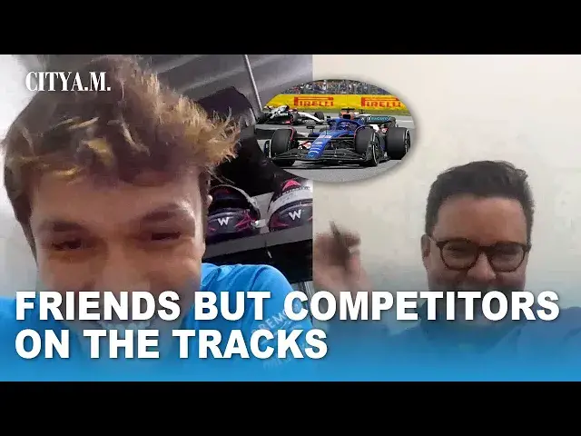 'Video thumbnail for We can be friends: Williams Racing driver Alex Albon on F1 relationships'