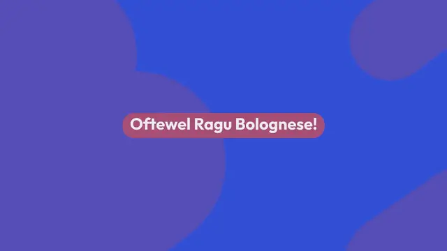 'Video thumbnail for Ragù alla Bolognese '