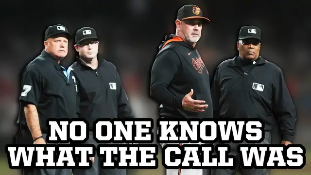 'Video thumbnail for Umpires leave the Orioles and Diamondbacks confused because they didn't make a call, a breakdown'