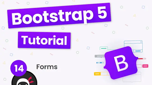 'Video thumbnail for Bootstrap 5 Crash Course Tutorial #14 - Working with Forms'