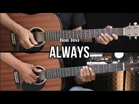 'Video thumbnail for Always - Bon Jovi | EASY Guitar Tutorial  - Guitar Lessons'