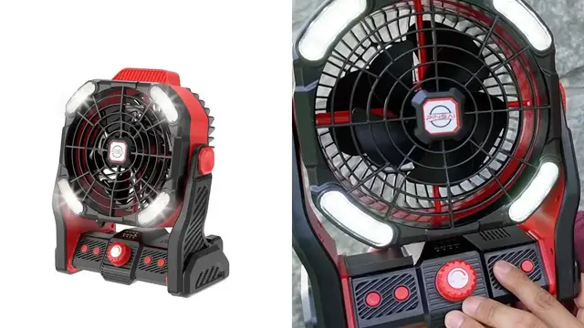 'Video thumbnail for PINSAI Camping Fan Review'