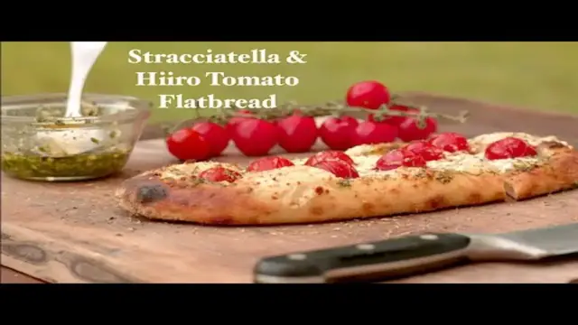 'Video thumbnail for Stracciatella & Hiiro Tomato Flatbread'