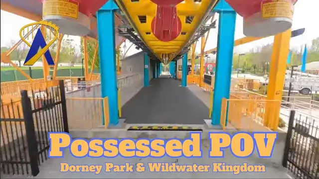 'Video thumbnail for Possessed Roller Coaster POV From Dorney Park'
