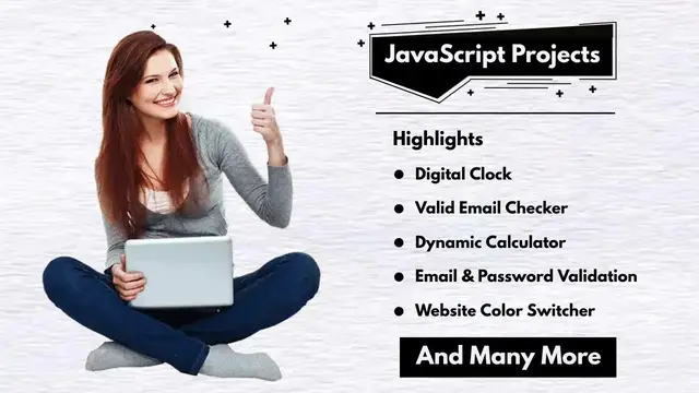 'Video thumbnail for Best JavaScript Projects For Beginners _ HTML CSS & JavaScript Projects'