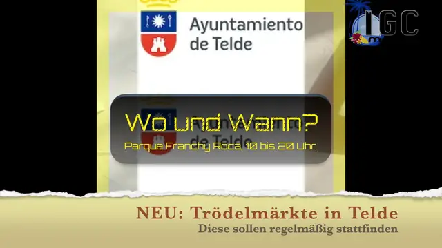 'Video thumbnail for NEU: Trödelmärkte in Telde'
