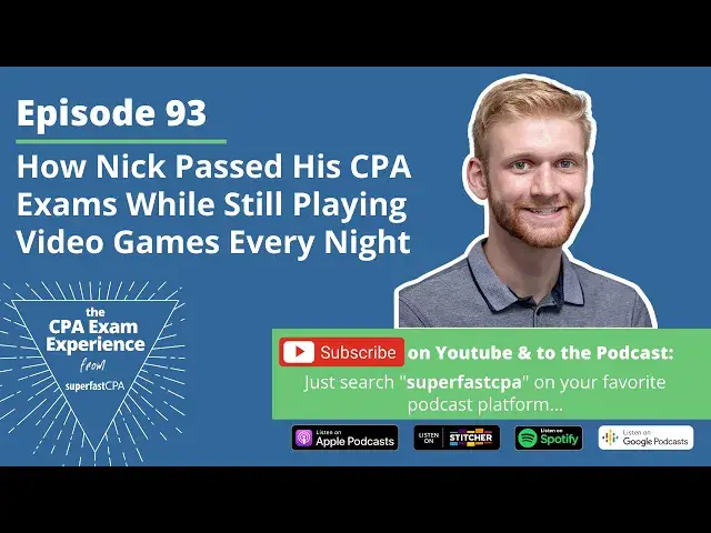 'Video thumbnail for How Nick Passed His CPA Exams While Still Playing Video Games Every Night'