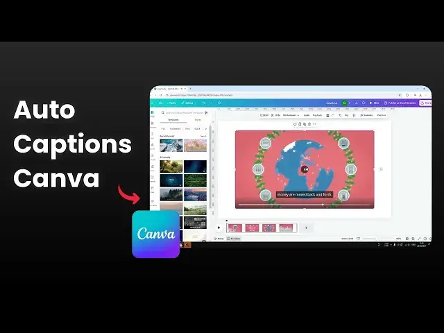 'Video thumbnail for How to Show Auto Generated Captions on Canva'