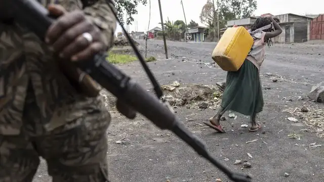 'Video thumbnail for Returning home to nothing: Displaced families in eastern DRC face dire humanitarian crisis'