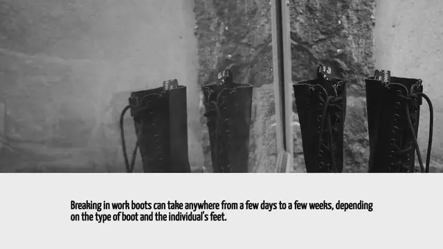 'Video thumbnail for How Long Does It Take To Break In Work Boots'