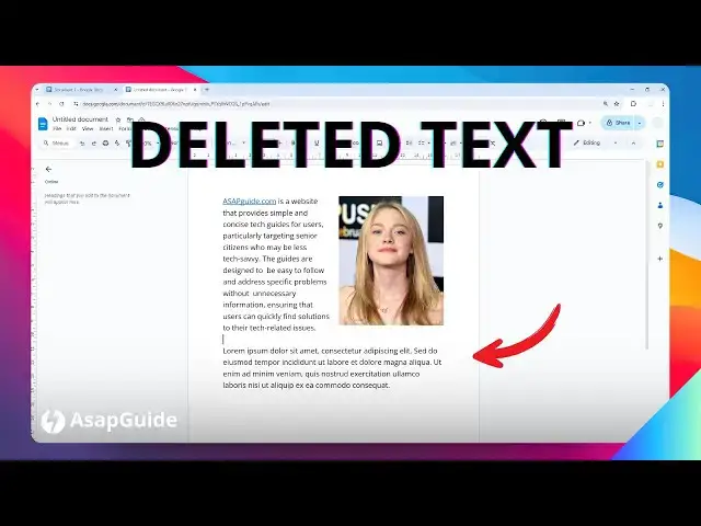 'Video thumbnail for How to Recover Deleted Text on Google Docs'