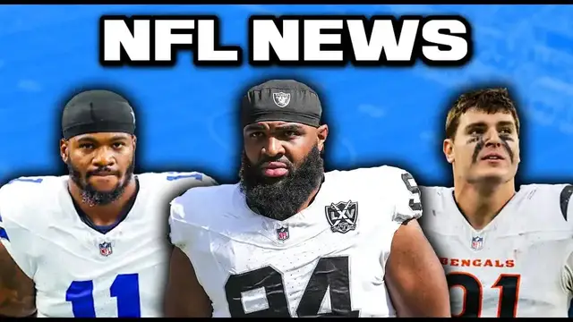 'Video thumbnail for Raiders Release Christian Wilkins + NFL News / Drama'