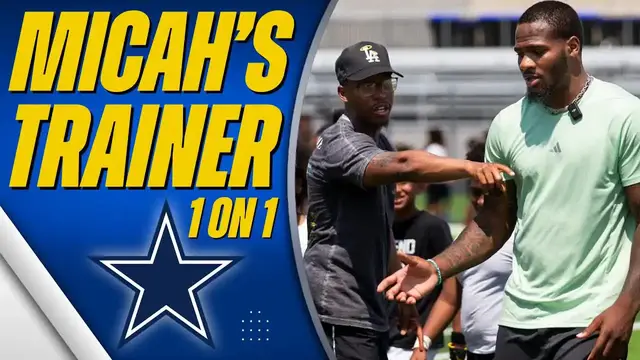 'Video thumbnail for Micah Parsons' Trainer Gives Behind The Scenes On The Cowboys Star, What Makes Him So Special'