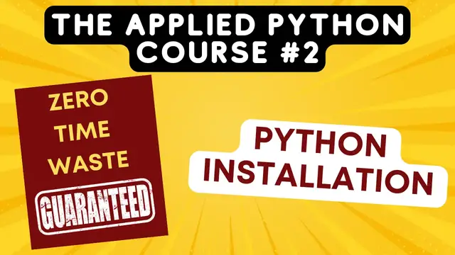 'Video thumbnail for Python Installation | Anaconda and Jupyter Notebook'