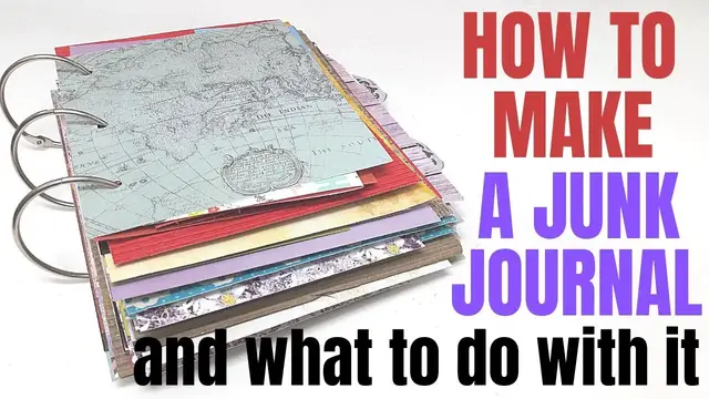'Video thumbnail for How to Make a Junk Journal and What to Do with It'