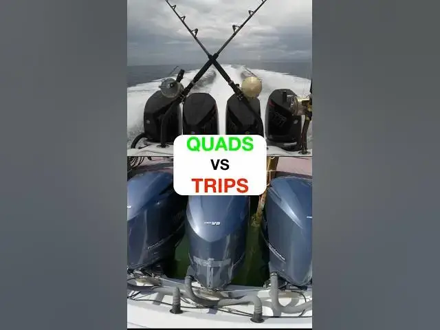 'Video thumbnail for Which is more fuel efficient? Quads or Trip Outboard #boating'