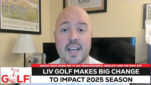 'Video thumbnail for LIV Golf announces a huge change for the 2025 season'