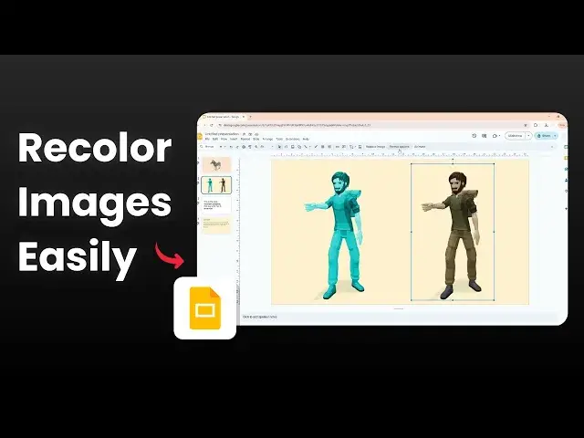 'Video thumbnail for How to Recolor Images and Objects in Google Slides'