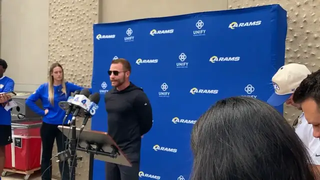 'Video thumbnail for Los Angeles Rams HC Sean McVay on Kyren Williams'