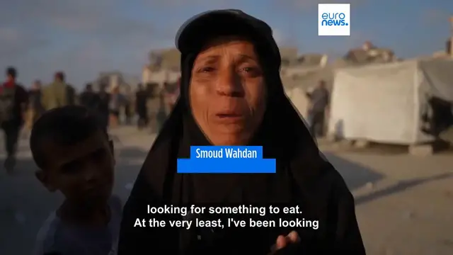 'Video thumbnail for At least 25 people killed by Israeli strikes and gunfire in Gaza, hospitals say'