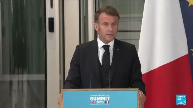 'Video thumbnail for French President Macron says France will recognize Palestine as a state'