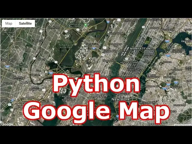 'Video thumbnail for Python Google Map Introduction | Creating Maps With gmap | Google Map'