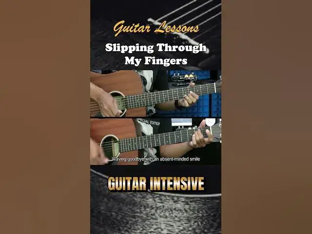'Video thumbnail for Slipping Through My Fingers - ABBA | EASY Guitar Lessons - Guitar Tutorial #guitarlessons'