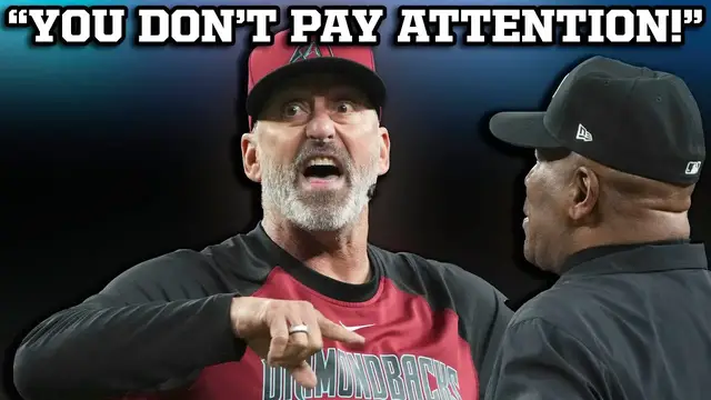 'Video thumbnail for Umpire Laz Diaz's attention span has Diamondbacks manager Torey Lovullo crashing out, a breakdown'