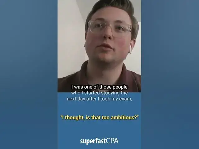 'Video thumbnail for Is my CPA study plan too ambitious?'