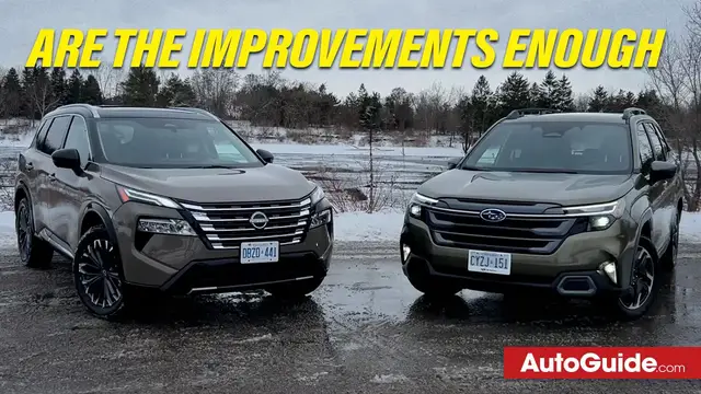 'Video thumbnail for Subaru Forester vs Nissan Rogue Comparison: Finding Mass Appeal'