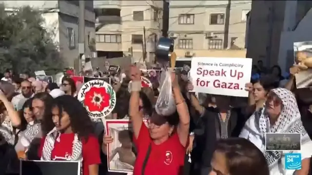 'Video thumbnail for Gaza: Protesters across the world demand aid access to the Strip'