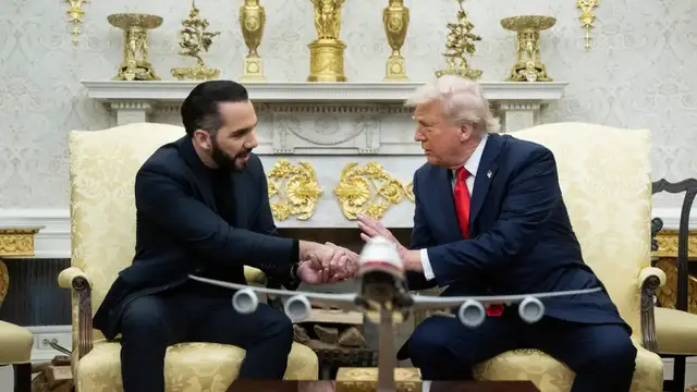 'Video thumbnail for El Salvador's Bukele says he won't help return wrongfully deported Salvadoran'