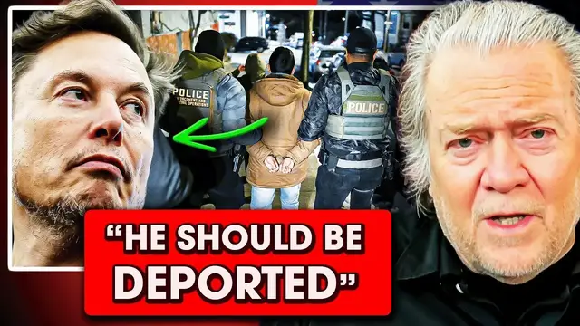 'Video thumbnail for Could Elon Musk Be an 'ILLEGAL ALIEN'? Steve Bannon Explains...'