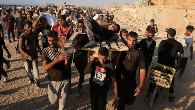 'Video thumbnail for Israeli strikes continue across Gaza as hunger crisis deepens despite 'tactical pauses''