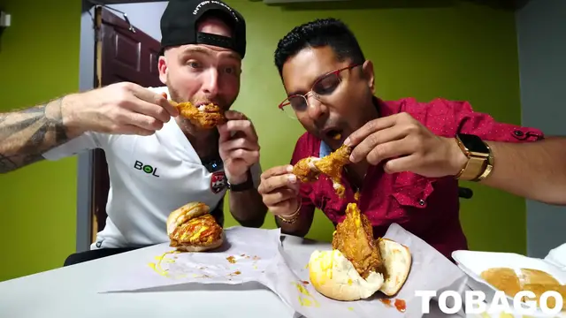 'Video thumbnail for American Reacts to 197 TRINIDAD AND TOBAGO STREET FOOD DISHES in Trinidad & Tobago!'