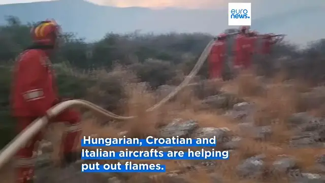 'Video thumbnail for Albania and Bulgaria ask EU for help to deal with raging wildfires'