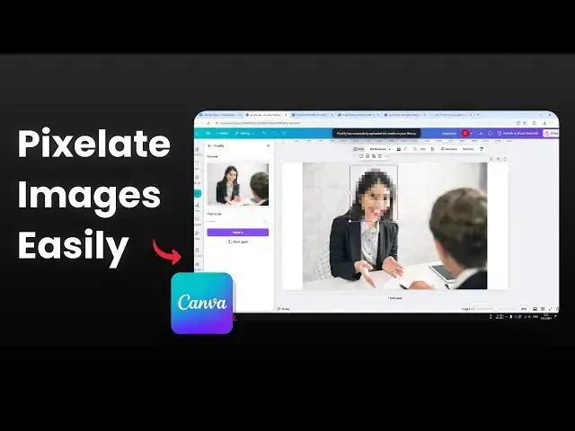 'Video thumbnail for How to Pixelate an Image in Canva'