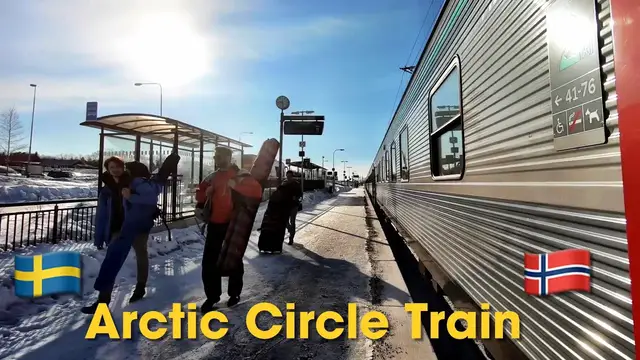 'Video thumbnail for My INCREDIBLE trip on the Arctic Circle Sleeper Train (2019)'