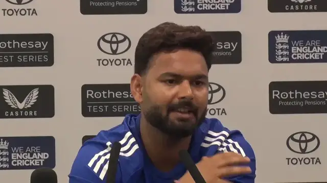 'Video thumbnail for Pant feels India has the momentum ahead of Lords Test'