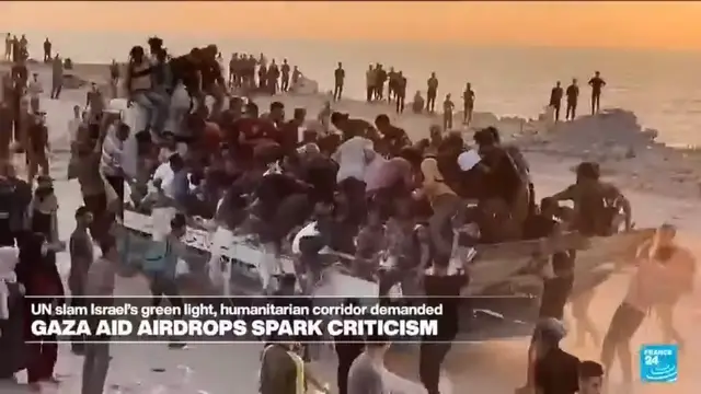 'Video thumbnail for Starvation crisis deepens in Gaza: are aidrops really the solution?'