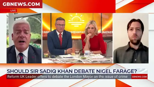 'Video thumbnail for Sadiq Khan's record for London crime is 'shameful', Mark Hoath tells GB News'
