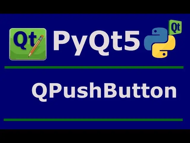 'Video thumbnail for 3 PyQt5 Python Gui ProgramminQPushButtonin English'