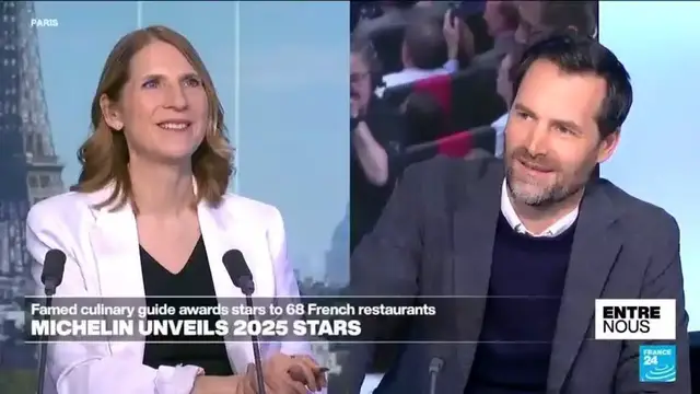'Video thumbnail for Entre Nous – Michelin guide unveils stars to 68 French restaurants'