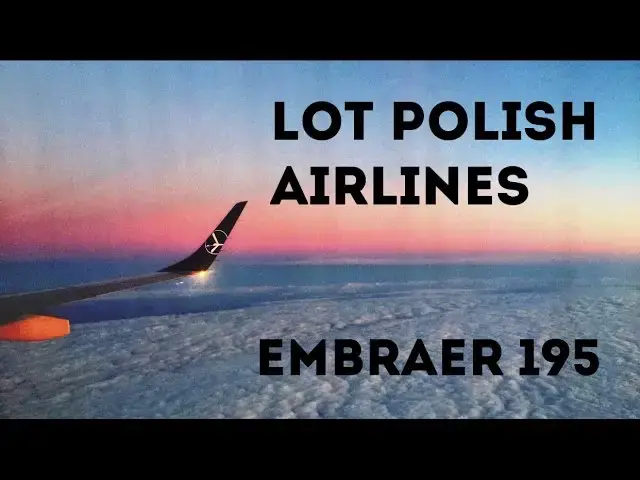 'Video thumbnail for LOT Polish Airlines, Krakow - Warsaw, Embraer 195 Trip Report'